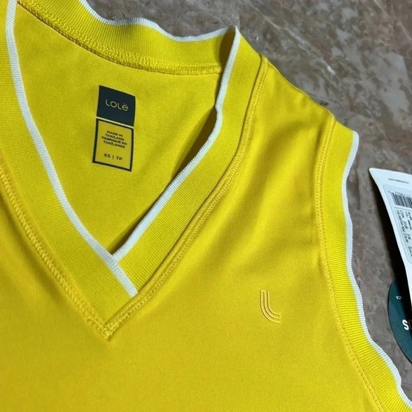 LOLE sport dress ,tennis dress Cross Court ,yellow, activewear, pickleball,NWT - Picture 13 of 13